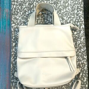 Cynthia Rowley Creamy White backpack/clutch